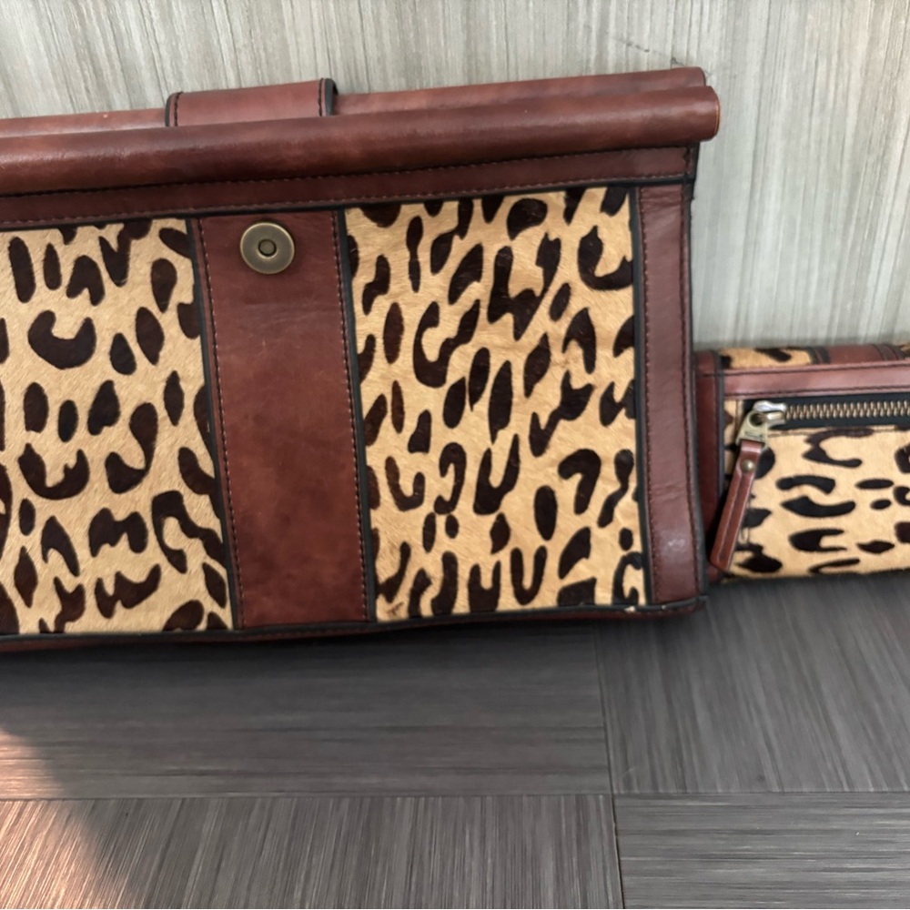 Fossil Brown Leather Bag